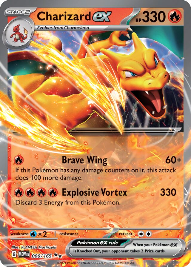 Charizard ex: Scarlet & Violet 151 006/165 - Pokemon Single Card