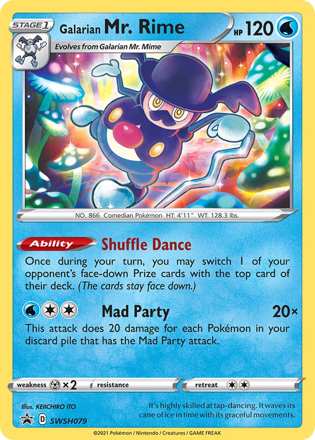 Galarian Mr. Rime: Sword & Shield Black Star Promo SWSH079 - Pokemon Single Card
