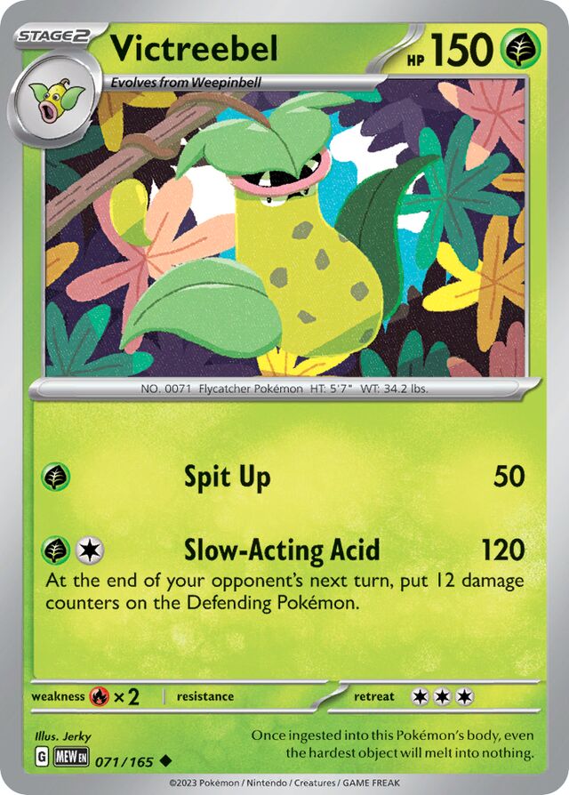 Victreebel: Scarlet & Violet 151 071/165 - Pokemon Single Card