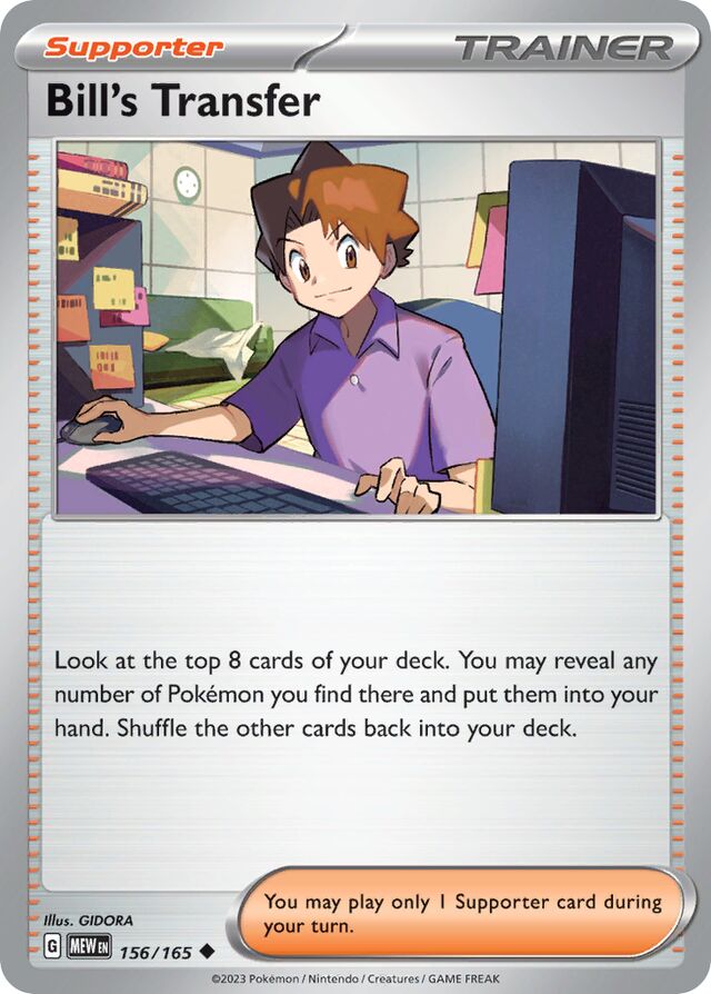 Bill's Transfer: Scarlet & Violet 151 156/165 - Pokemon Single Card