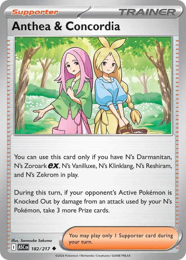 Anthea & Concordia: Ascended Heroes 182/217 - Pokemon Single Card