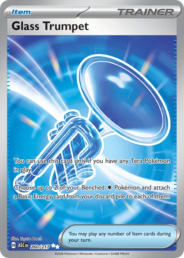 Glass Trumpet: 260/217 Ultra Rare - Ascended Heroes - Pokemon Card