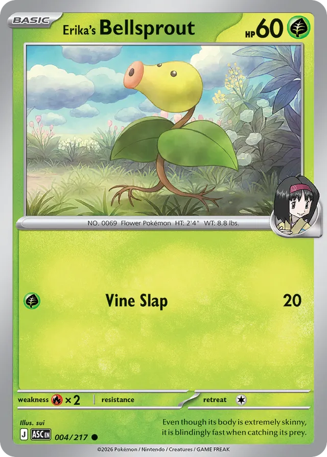 Erika's Bellsprout: Ascended Heroes 004/217 - Pokemon Single Card
