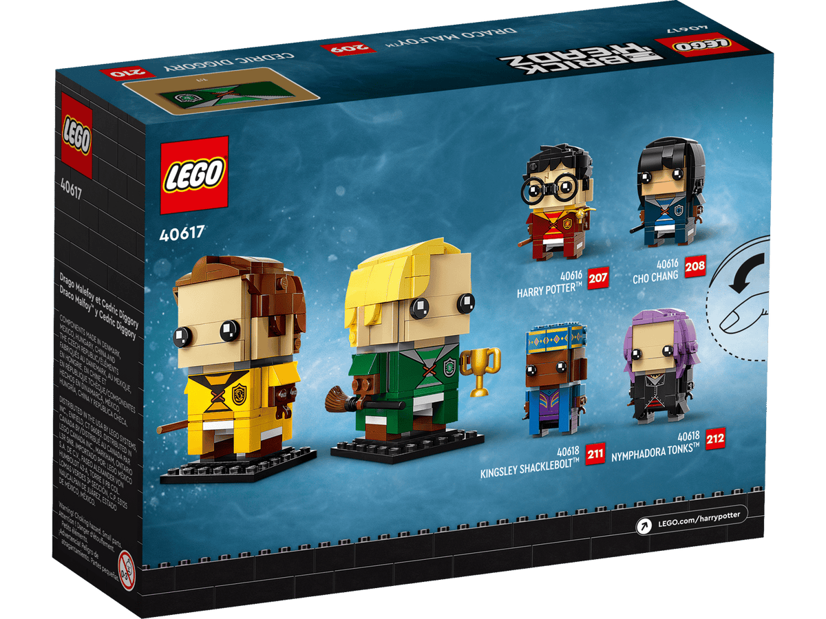LEGO BrickHeadz: Draco Malfoy & Cedric Diggory (40617)