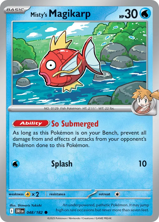 Misty's Magikarp: Destined Rivals 048/182 - Pokemon Single Card