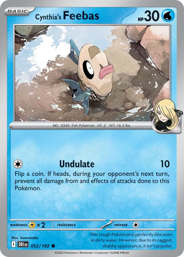 Cynthia's Feebas: Destined Rivals 052/182 - Pokemon Single Card