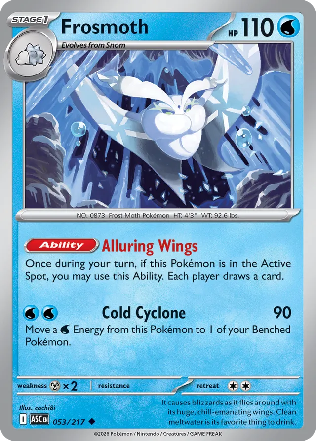 Frosmoth: Ascended Heroes 053/217 - Pokemon Single Card