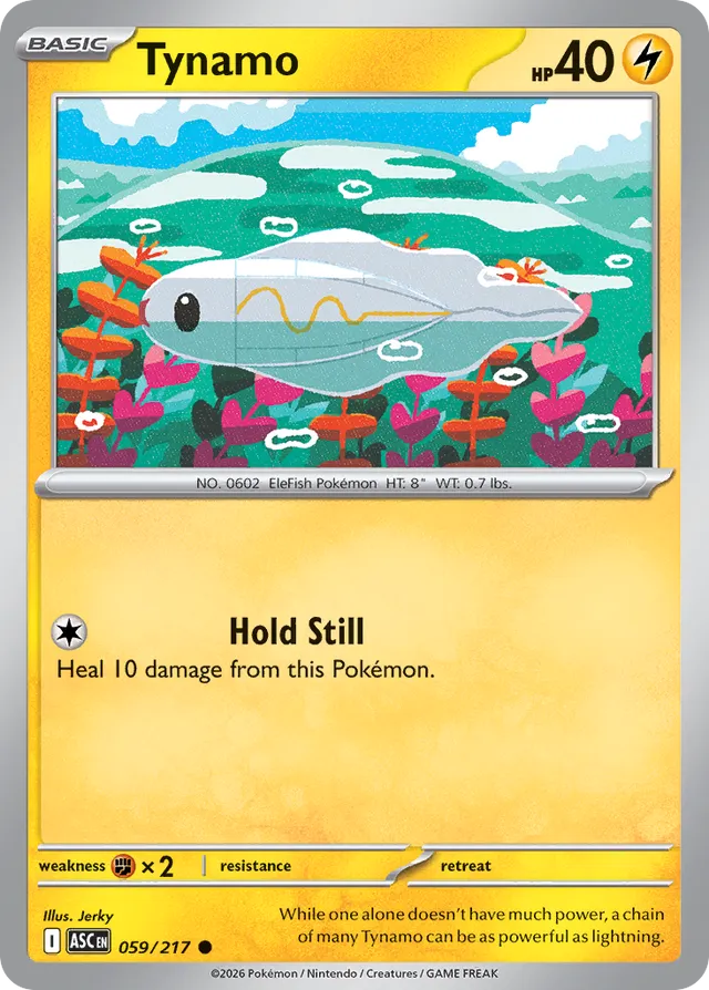 Tynamo: Ascended Heroes 059/217 - Pokemon Single Card