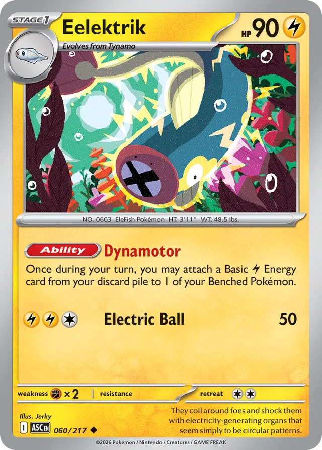Eelektrik: Ascended Heroes 060/217 - Pokemon Single Card