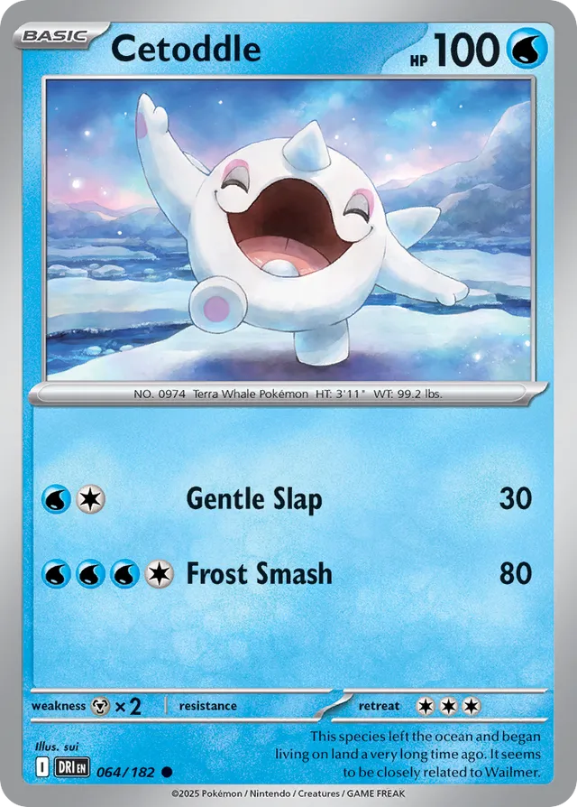 Cetoddle: Destined Rivals 064/182 - Pokemon Single Card