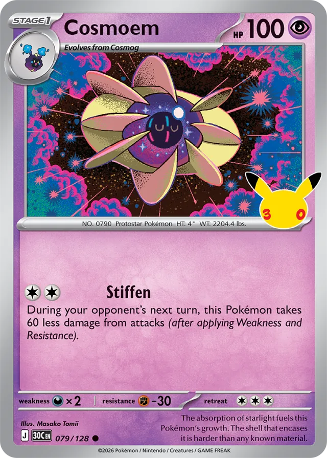 Cosmoem: 30th Celebration 079/128 - Pokemon Card