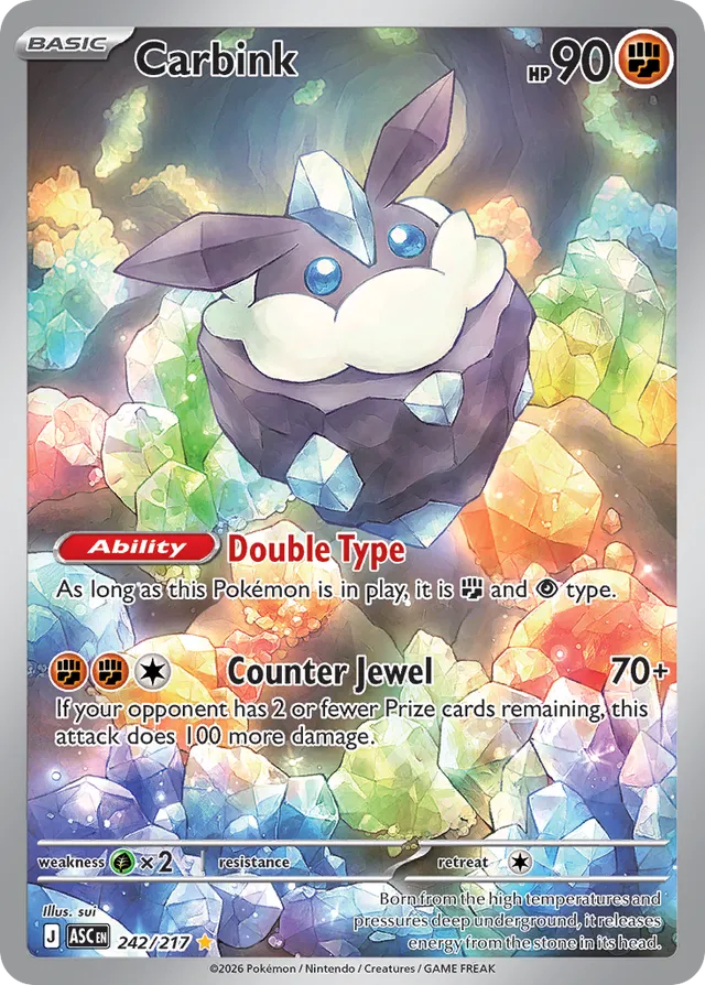 Carbink: Ascended Heroes 242/217 - Pokemon Single Card