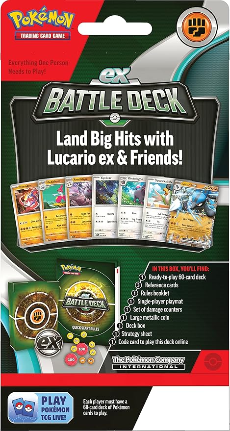Lucario ex Battle Deck (Ready-to-Play 60-Card Deck)