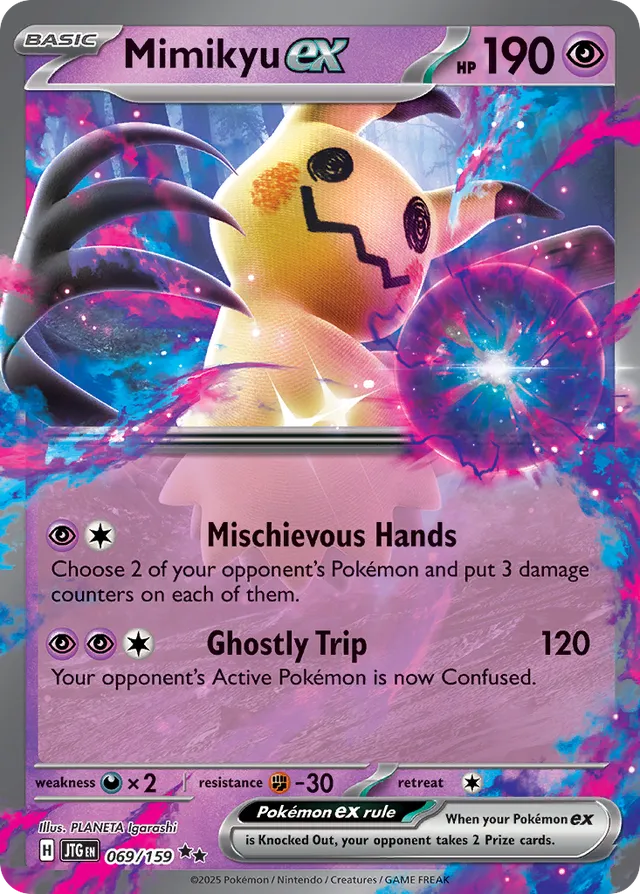 Mimikyu ex: Journey Together 069/159 - Pokemon Single Card