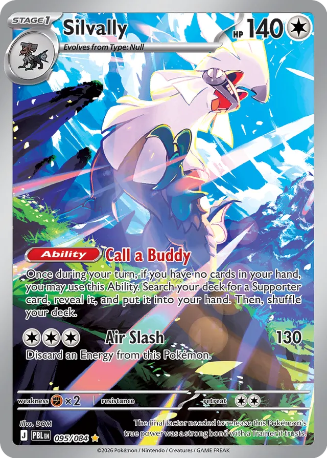 Silvally: Pitch Black 095/084 - Pokemon Single Card