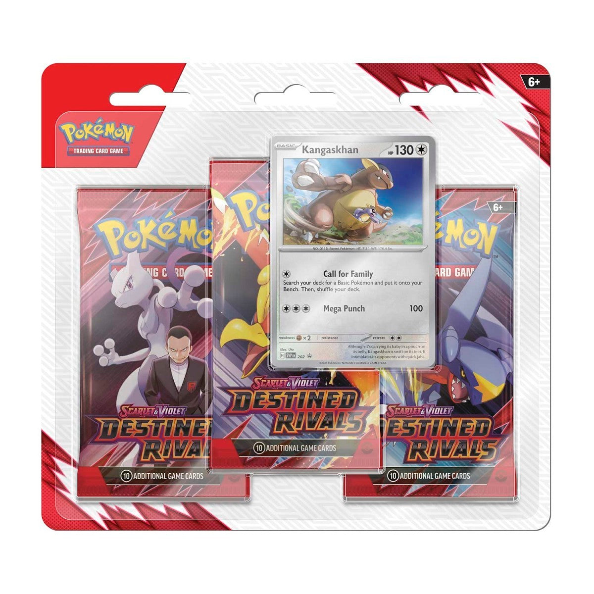 Scarlet & Violet - Destined Rivals 3 Pack Blister