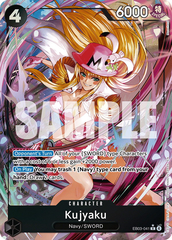 Kujyaku EB03-041 R ONE PIECE HEROINES EDITION - Single Card