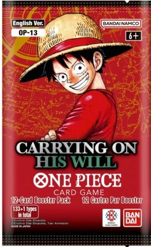 One Piece Card Game: OP-13 Carrying On His Will Booster Pack