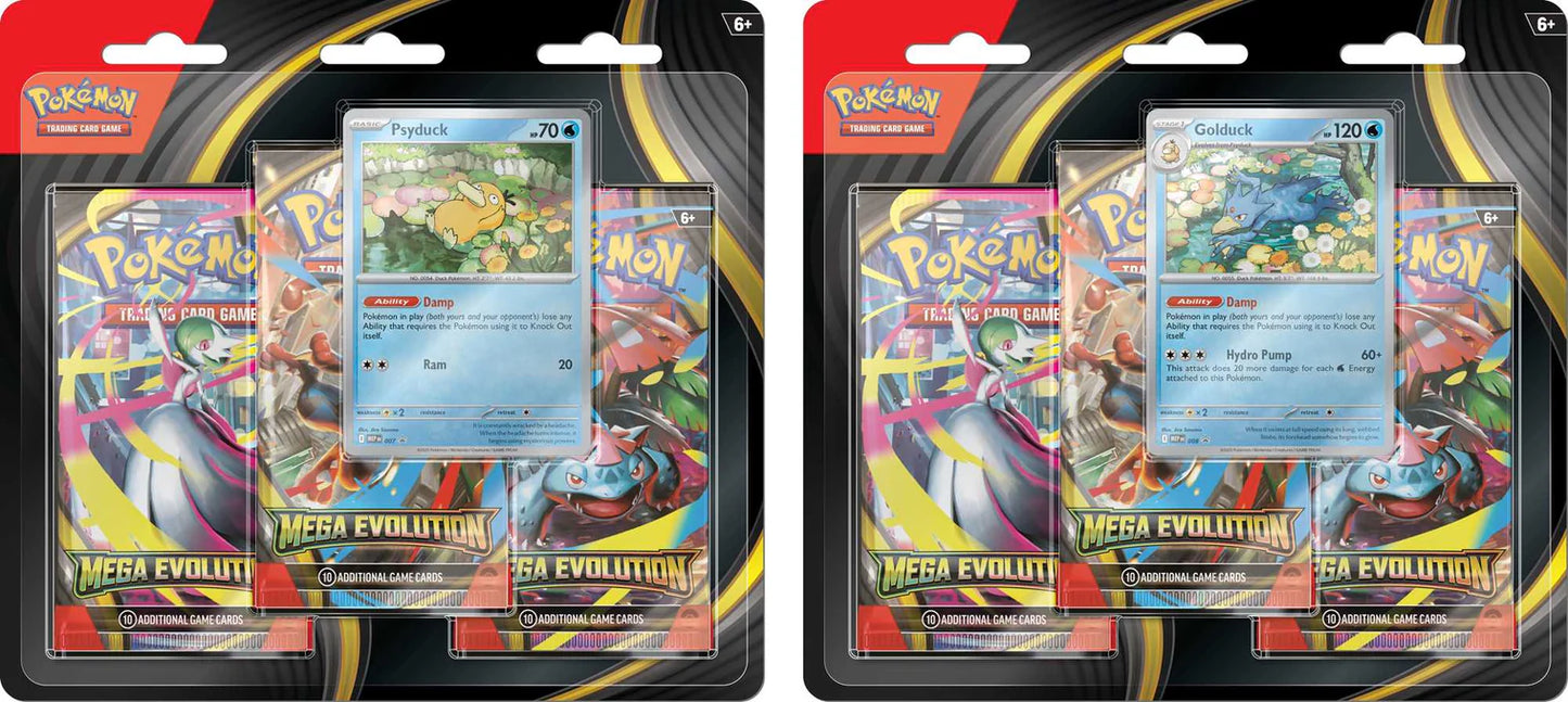 Mega Evolution - 3 Booster Packs & Promo Card