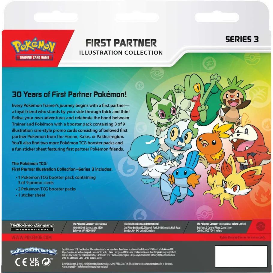 Pokemon First Partners Illustration Collection Series 3