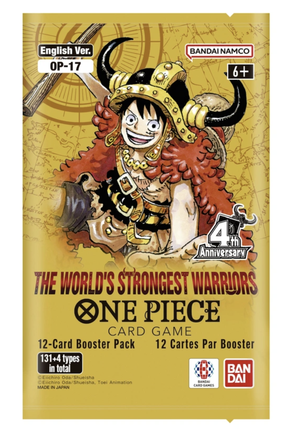 One Piece Card Game: OP-17 The World's Strongest Warriors Booster Pack