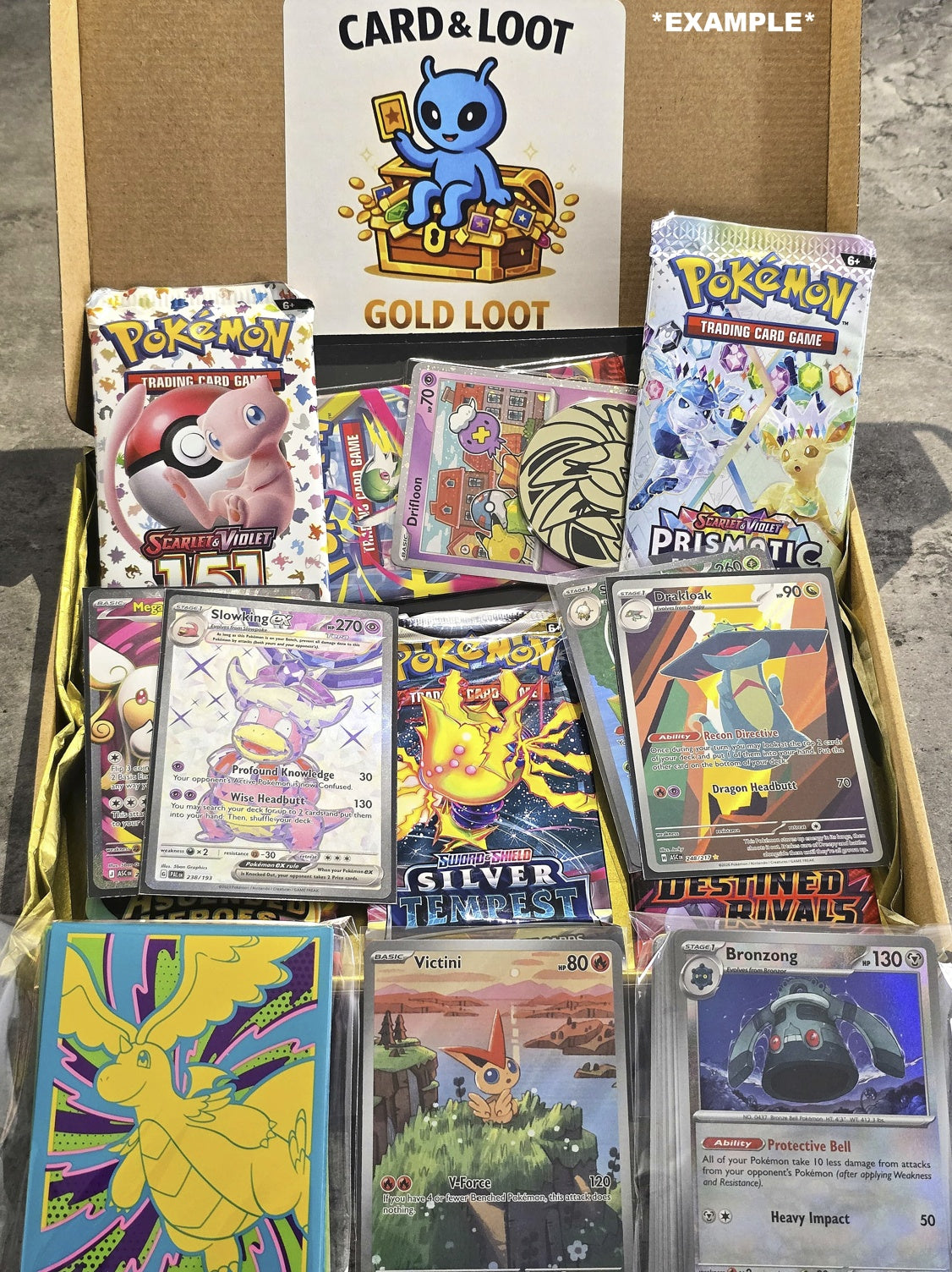 Pokemon Mystery Loot Box: Gold
