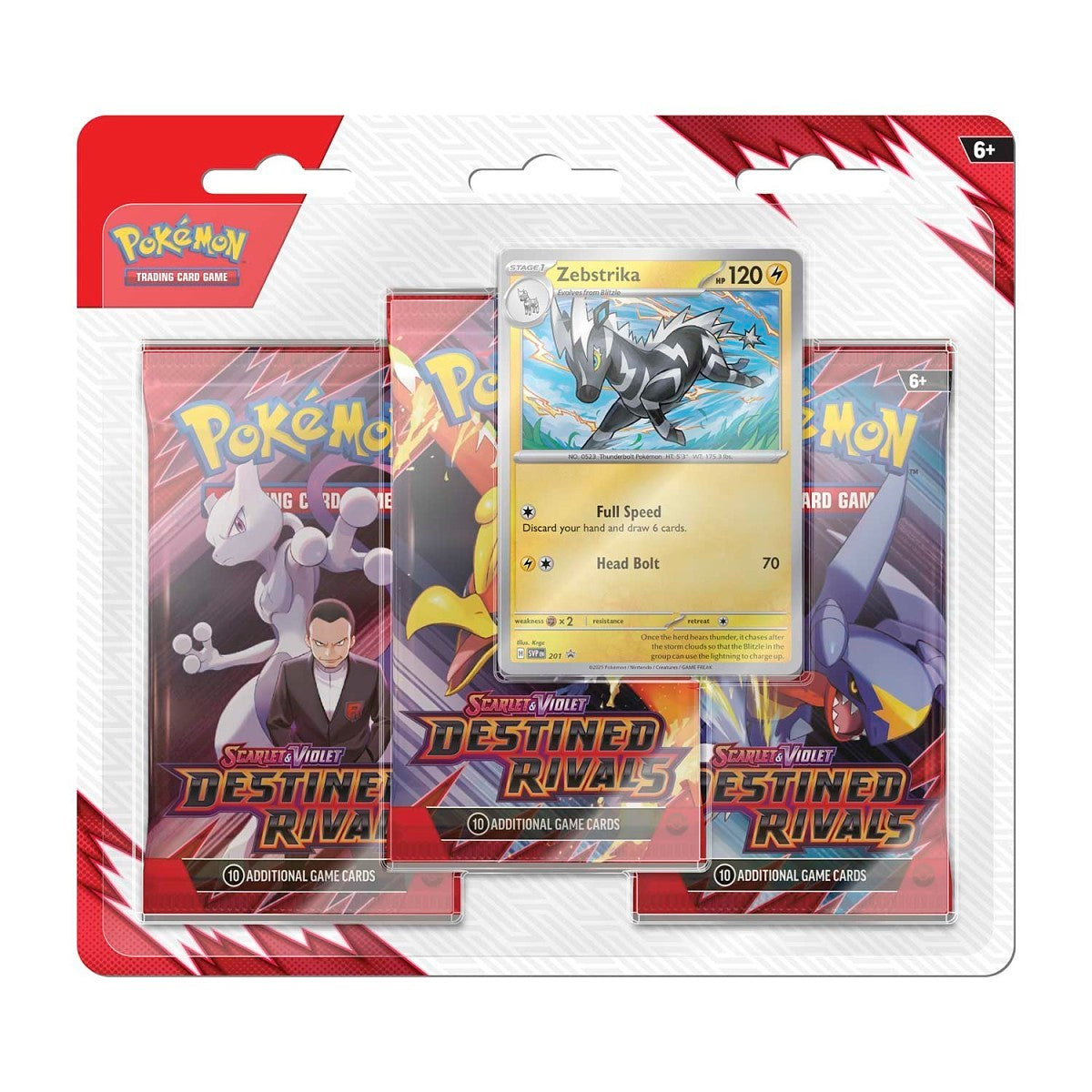 Scarlet & Violet - Destined Rivals 3 Pack Blister