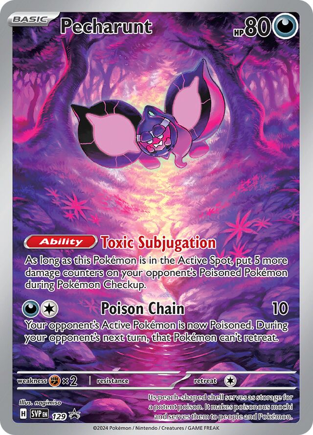 Pecharunt Scarlet & Violet Black Star Promo 129 - Pokemon Single Card