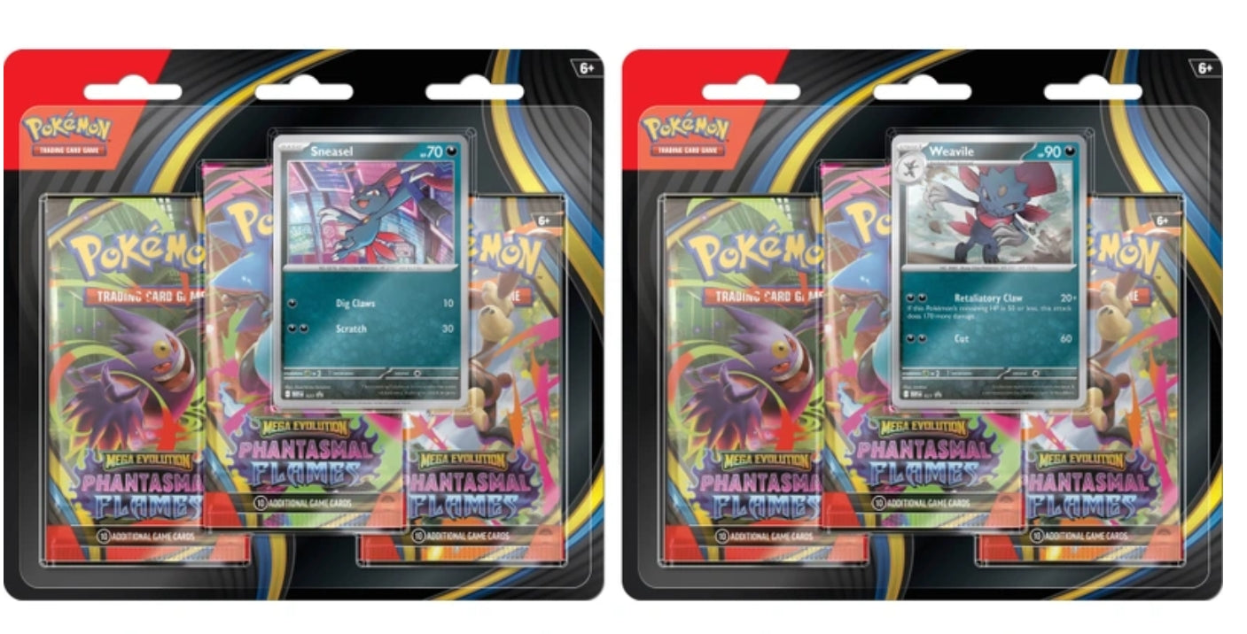 Mega Evolution - Phantasmal Flames 3 Pack Blister