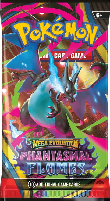 Mega Evolution - Phantasmal Flames Booster Pack (10 Cards)