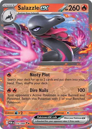 Salazzle ex: Perfect Order 016/088 - Pokemon Single Card