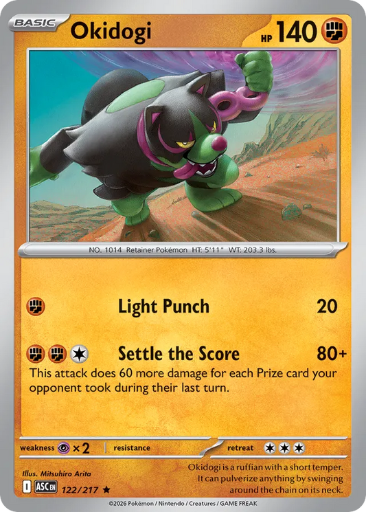 Okidogi: Ascended Heroes 122/217 - Pokemon Single Card