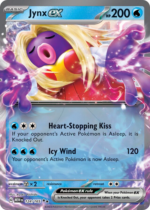 Jynx ex: Scarlet & Violet 151 124/165 - Pokemon Single Card