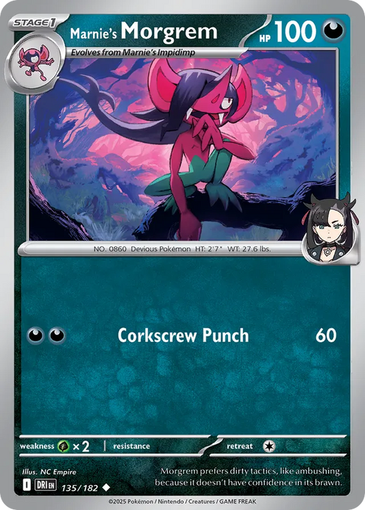 Marnie's Morgrem: Destined Rivals 135/182 - Pokemon Single Card