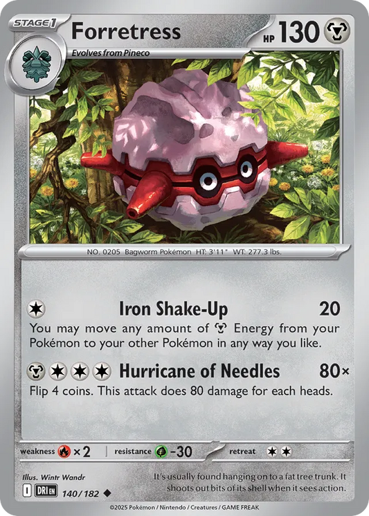 Forretress: Destined Rivals 140/182 - Pokemon Single Card