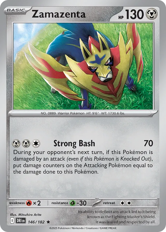 Zamazenta: Destined Rivals 146/182 - Pokemon Single Card