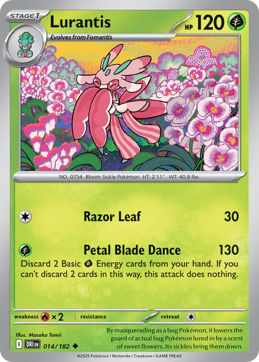 Lurantis: Destined Rivals 014/182 - Pokemon Single Card