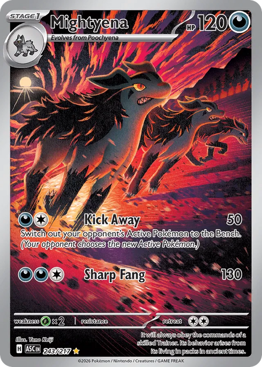 Mightyena: Ascended Heroes 243/217 - Pokemon Single Card