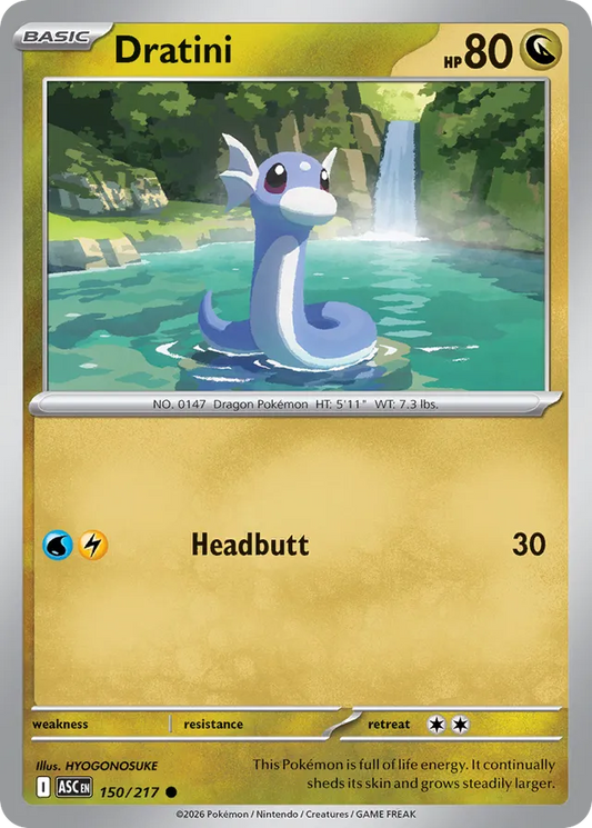 Dratini: Ascended Heroes 150/217 - Pokemon Single Card