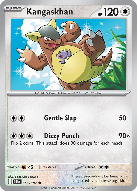 Kangaskhan: Destined Rivals 151/182 - Pokemon Single Card