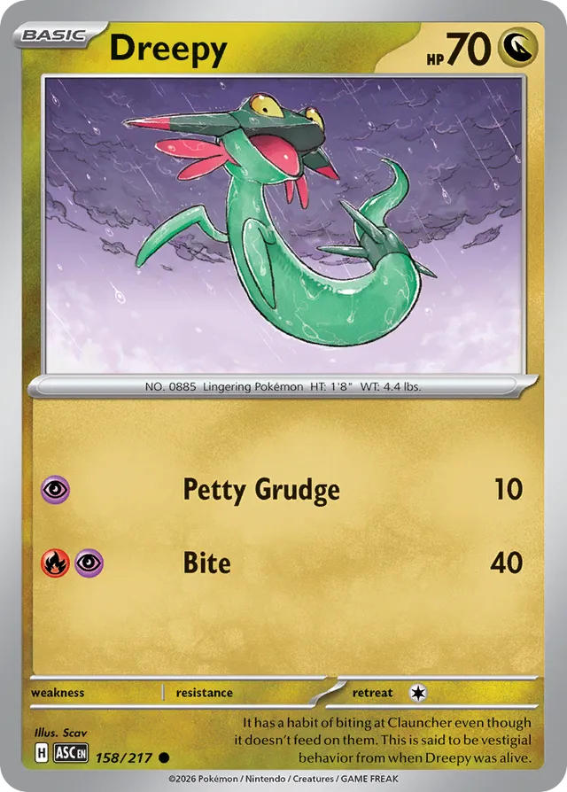 Dreepy: Ascended Heroes 158/217 - Pokemon Single Card