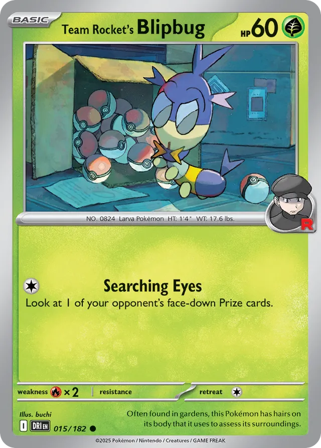 Team Rocket's Blipbug: Destined Rivals 015/182 - Pokemon Single Card