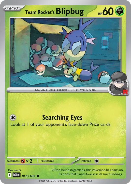 Team Rocket's Blipbug: Destined Rivals 015/182 - Pokemon Single Card