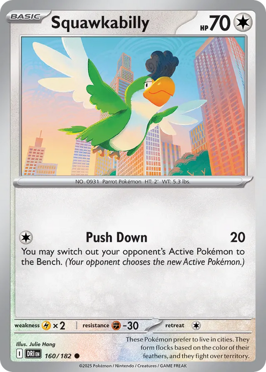 Squawkabilly: Destined Rivals 160/182 - Pokemon Single Card