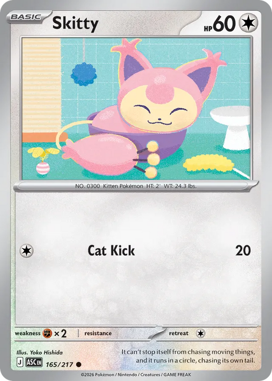 Skitty: Ascended Heroes 165/217 - Pokemon Single Card