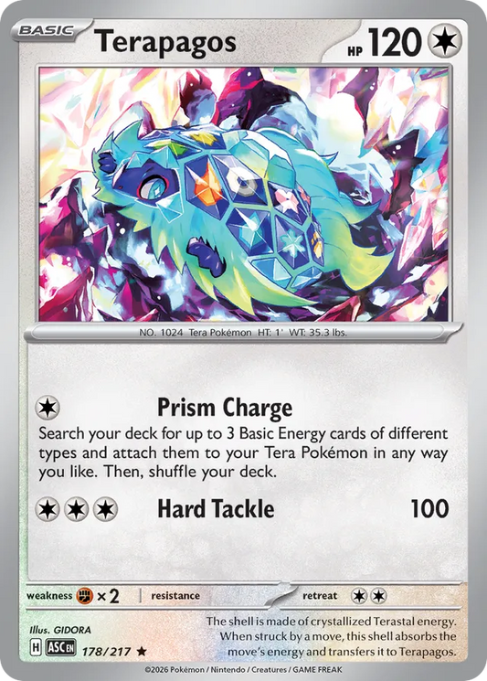 Terapagos: Ascended Heroes 178/217 - Pokemon Single Card