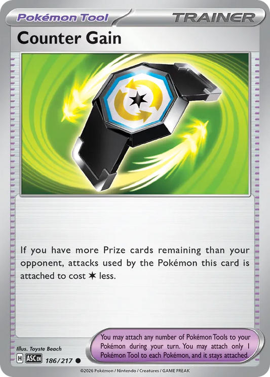 Counter Gain: Ascended Heroes 186/217 - Pokemon Single Card