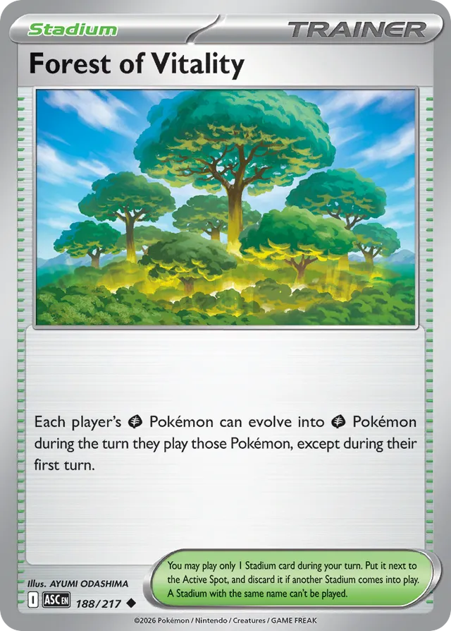 Forest of Vitality: Ascended Heroes 188/217 - Pokemon Single Card
