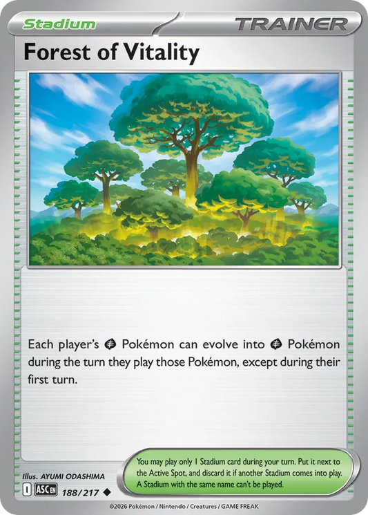 Forest of Vitality: Ascended Heroes 188/217 - Pokemon Single Card