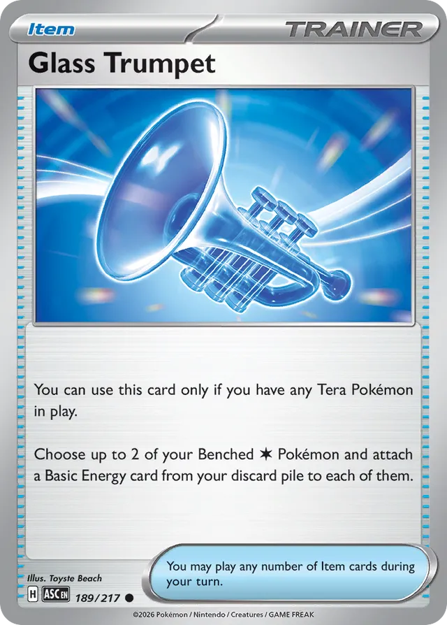 Glass Trumpet: Ascended Heroes 189/217 - Pokemon Single Card
